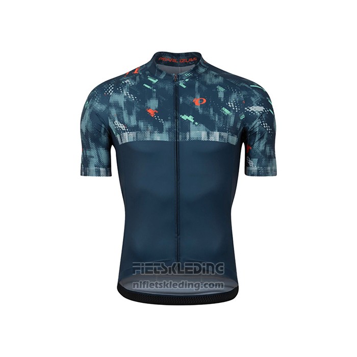 2021 Fietskleding Pearl Izumi Blauw Groen Korte Mouwen en Koersbroek